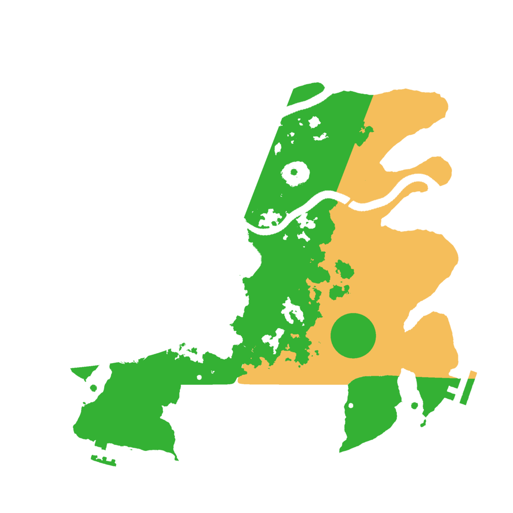 Biome Rust Map: Procedural Map, Size: 3000, Seed: 445101