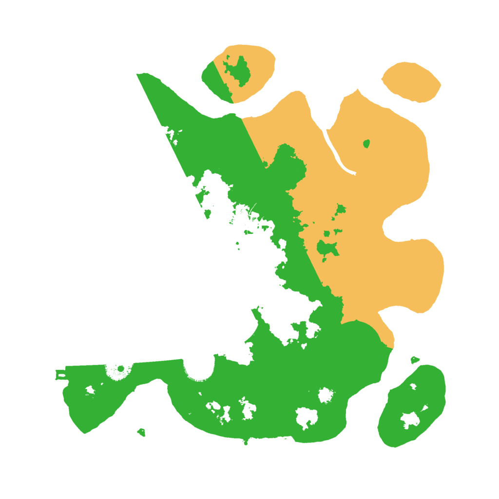 Biome Rust Map: Procedural Map, Size: 2999, Seed: 123456