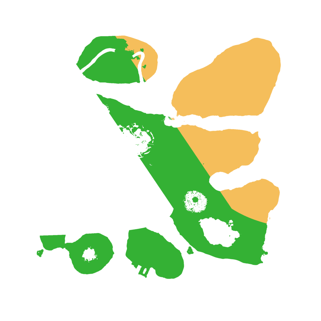 Biome Rust Map: Procedural Map, Size: 2200, Seed: 13823