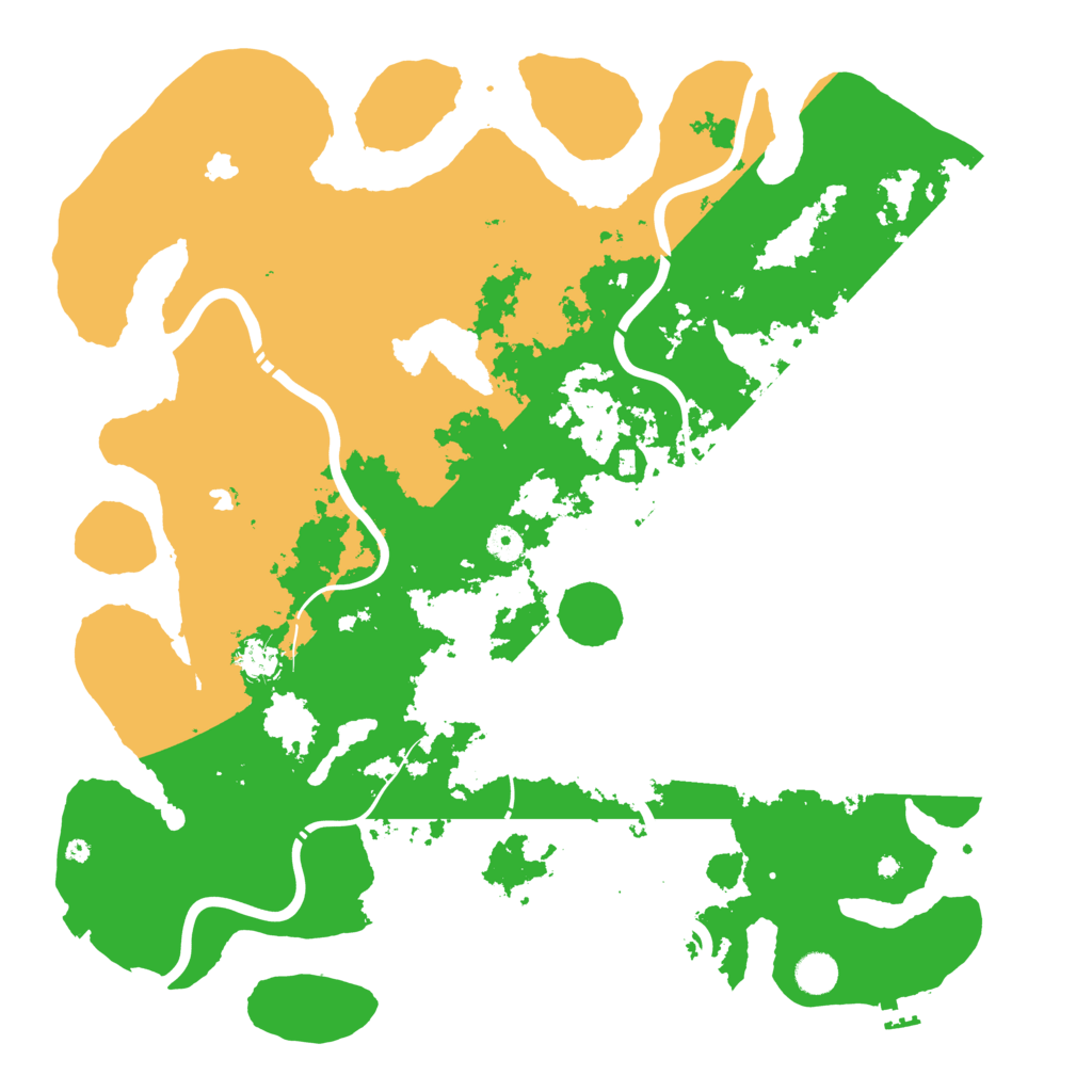 Biome Rust Map: Procedural Map, Size: 4600, Seed: 34
