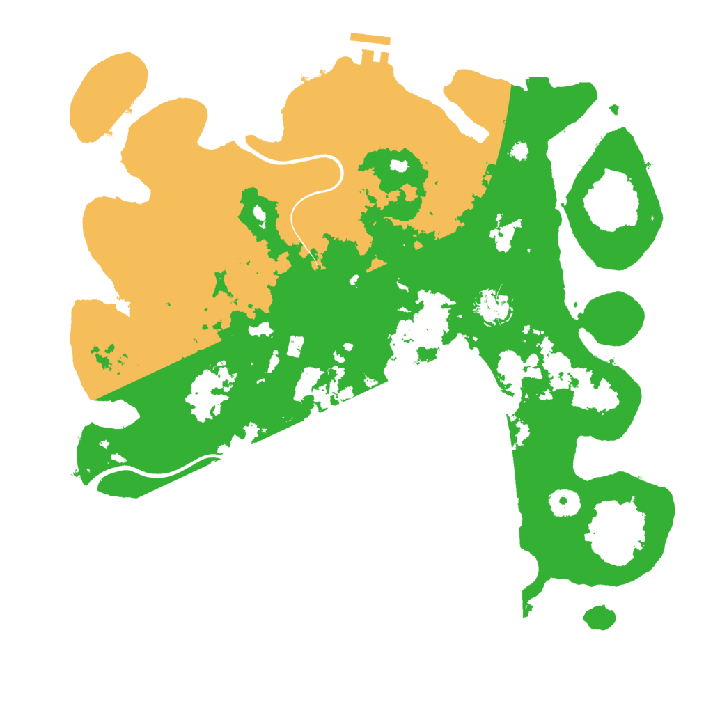 Biome Rust Map: Procedural Map, Size: 3600, Seed: 2422563