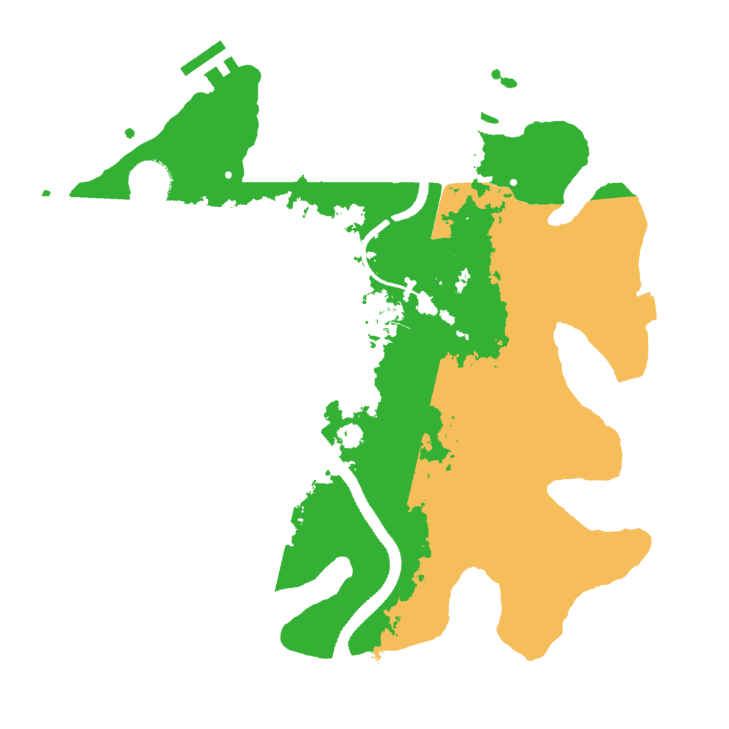 Biome Rust Map: Procedural Map, Size: 3000, Seed: 499258