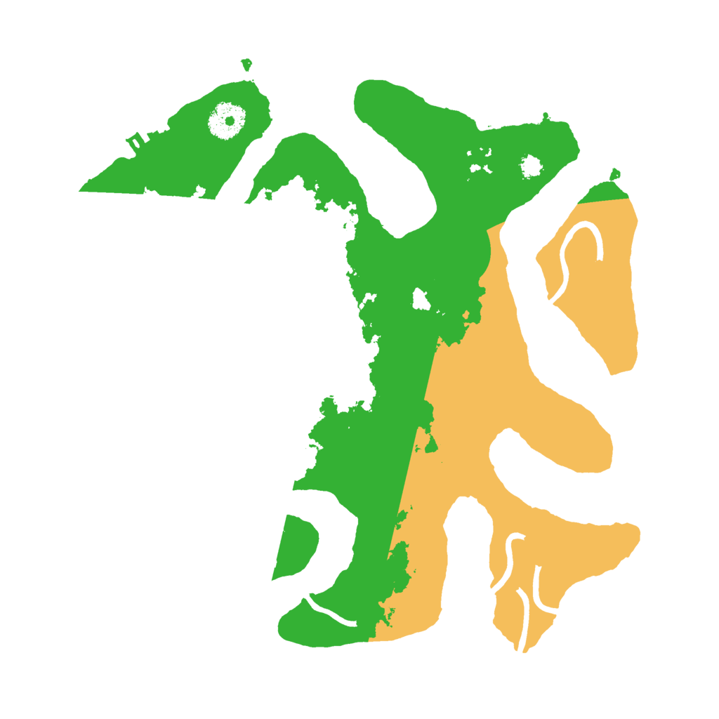 Biome Rust Map: Procedural Map, Size: 3000, Seed: 499258