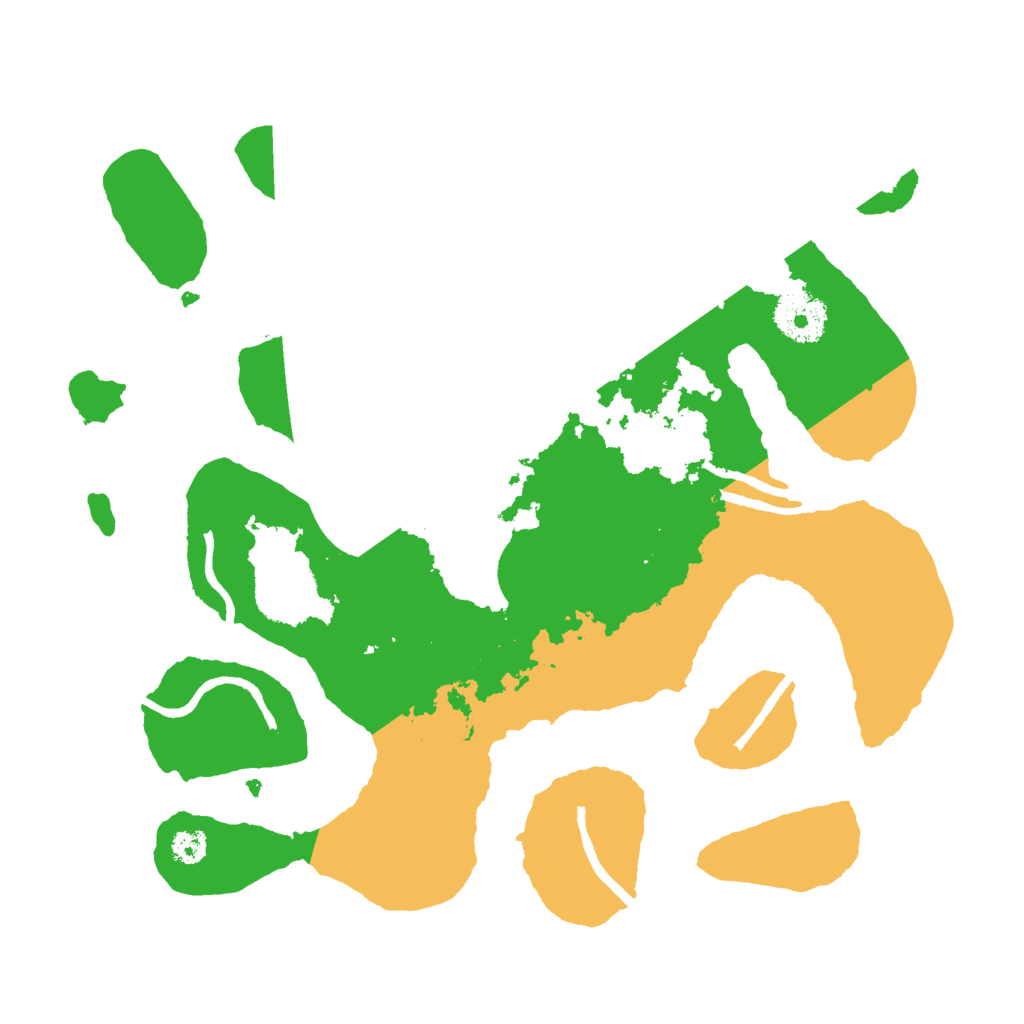 Biome Rust Map: Procedural Map, Size: 3000, Seed: 617308