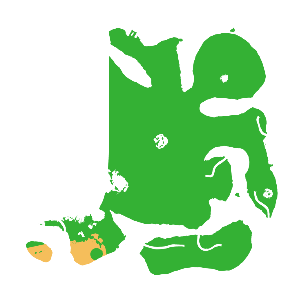 Biome Rust Map: Procedural Map, Size: 3200, Seed: 13041988