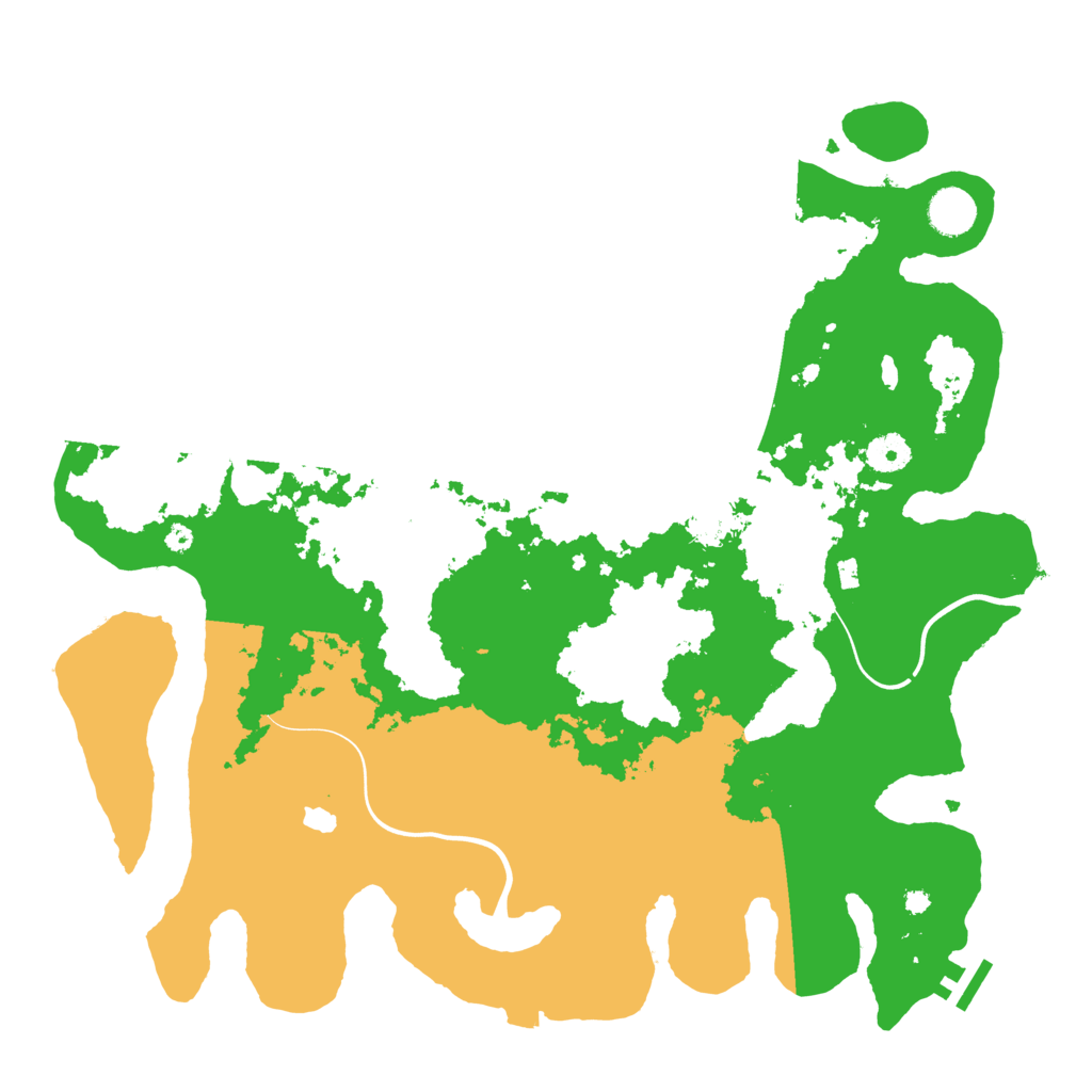 Biome Rust Map: Procedural Map, Size: 4000, Seed: 4517