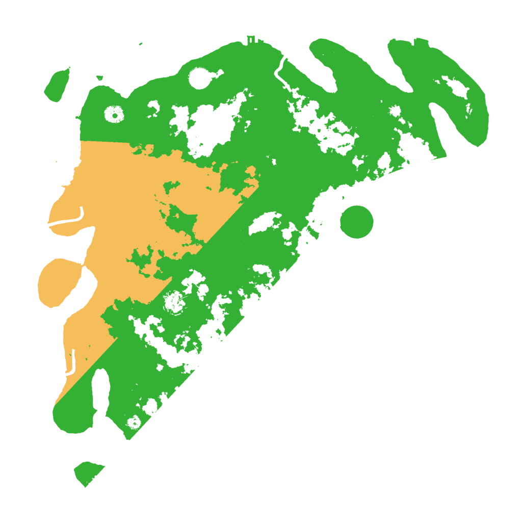 Biome Rust Map: Procedural Map, Size: 4200, Seed: 1981