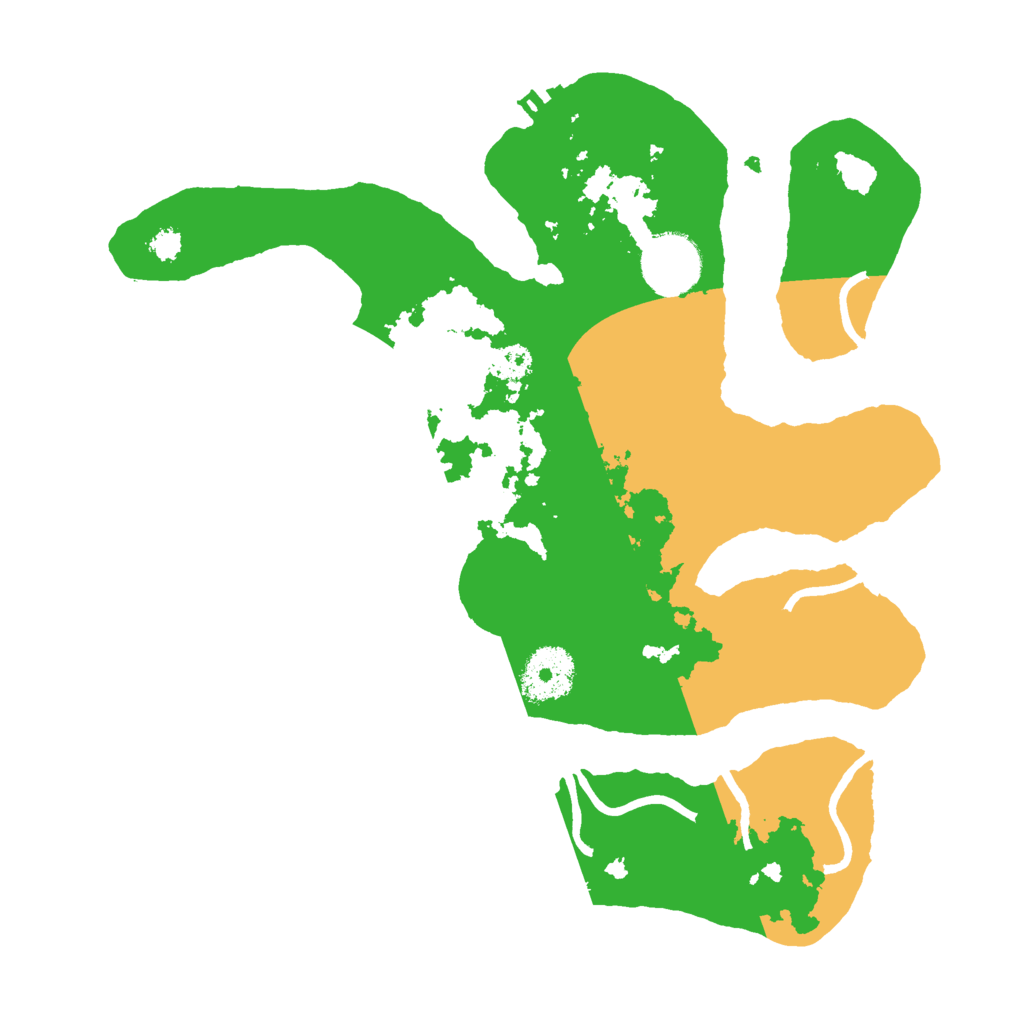 Biome Rust Map: Procedural Map, Size: 3000, Seed: 623246