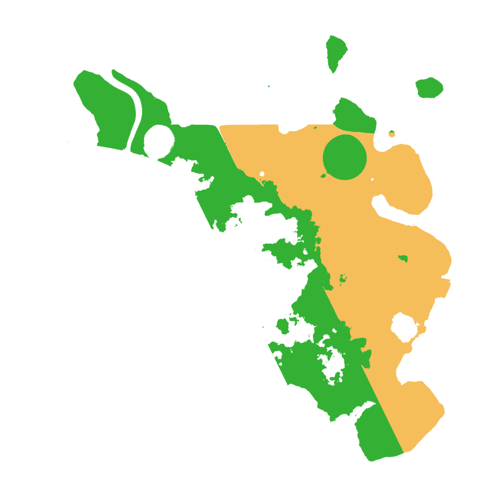 Biome Rust Map: Procedural Map, Size: 3000, Seed: 646752