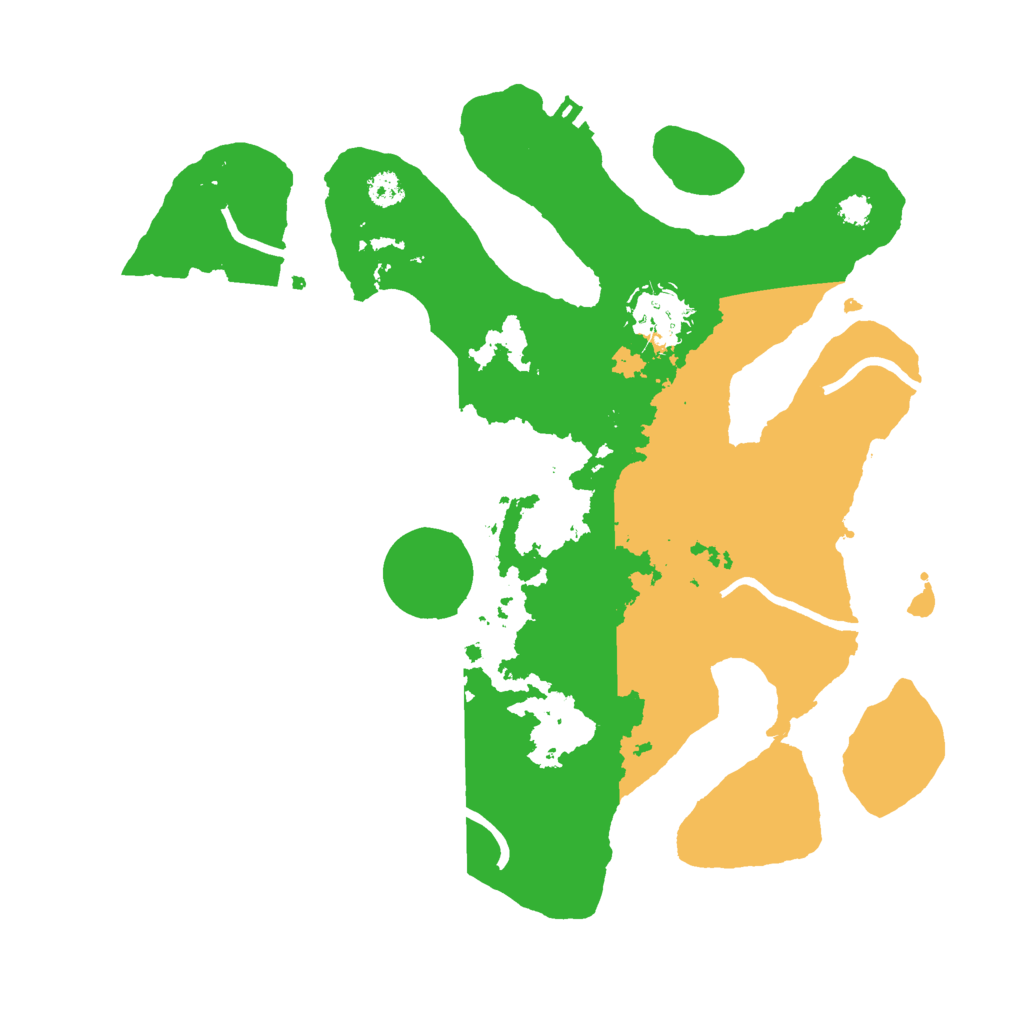 Biome Rust Map: Procedural Map, Size: 3000, Seed: 2429444
