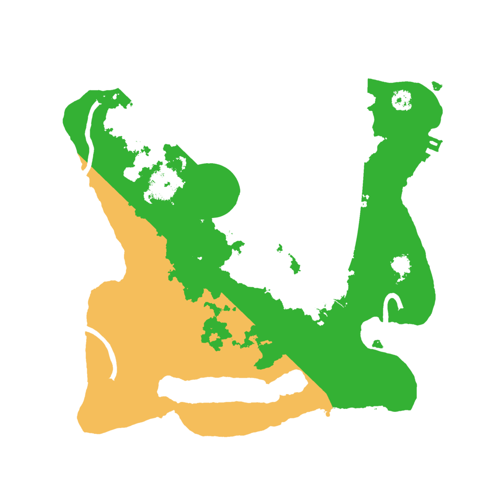Biome Rust Map: Procedural Map, Size: 2500, Seed: 182449041