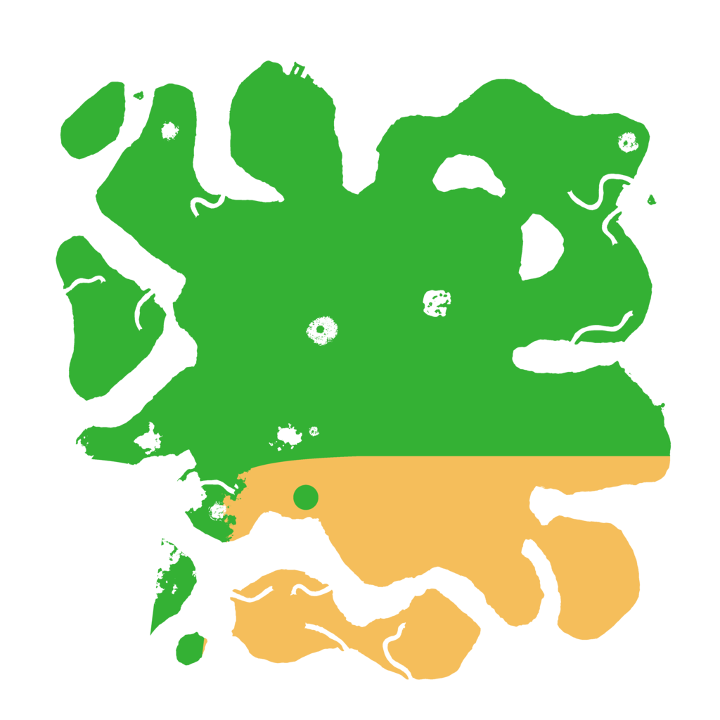 Biome Rust Map: Procedural Map, Size: 3800, Seed: 132611