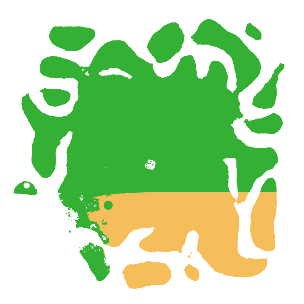 Biome Rust Map: Barren, Size: 4500, Seed: 62611