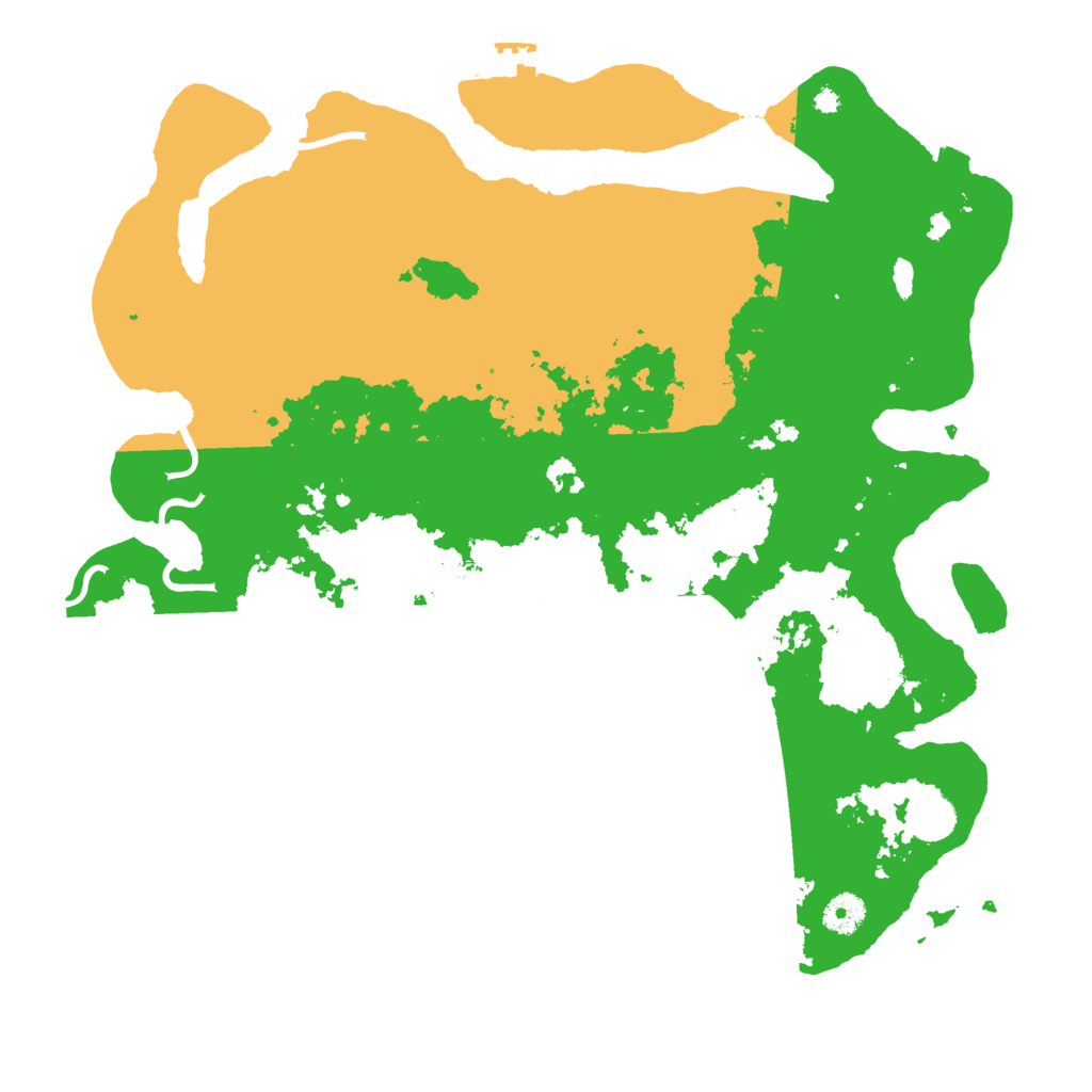 Biome Rust Map: Procedural Map, Size: 4000, Seed: 13714