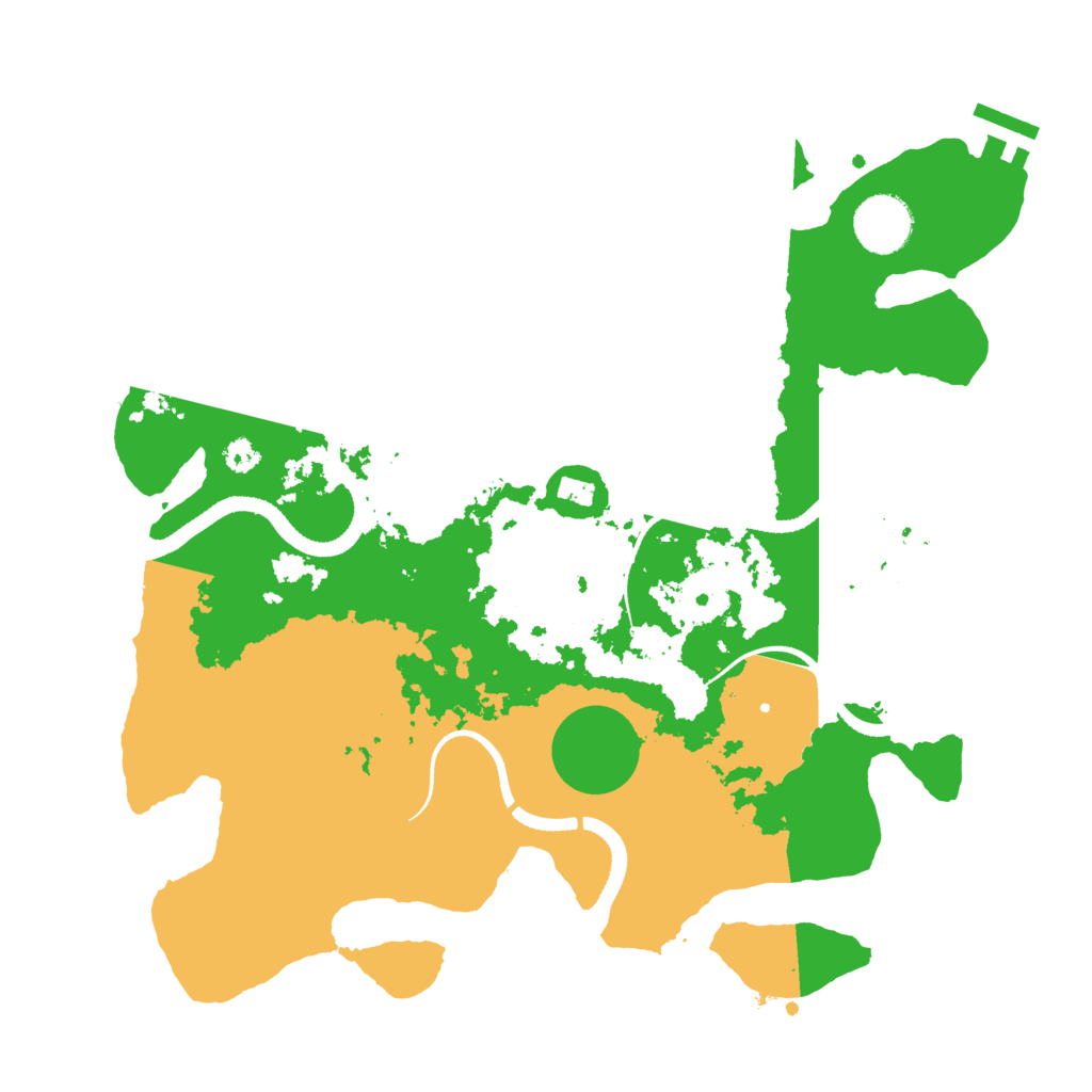 Biome Rust Map: Procedural Map, Size: 3300, Seed: 2084853035