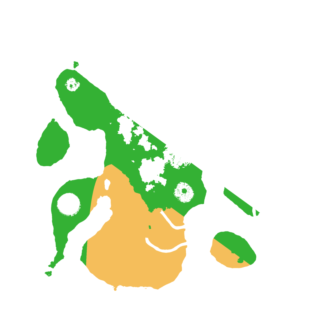 Biome Rust Map: Procedural Map, Size: 2500, Seed: 1737601003