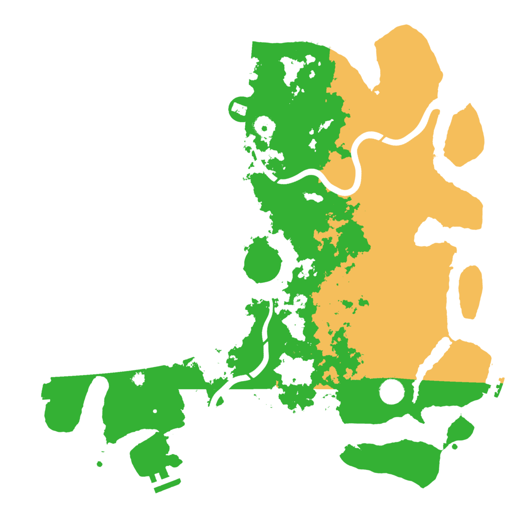 Biome Rust Map: Procedural Map, Size: 3750, Seed: 7898666