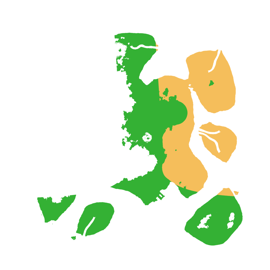 Biome Rust Map: Procedural Map, Size: 3000, Seed: 825111