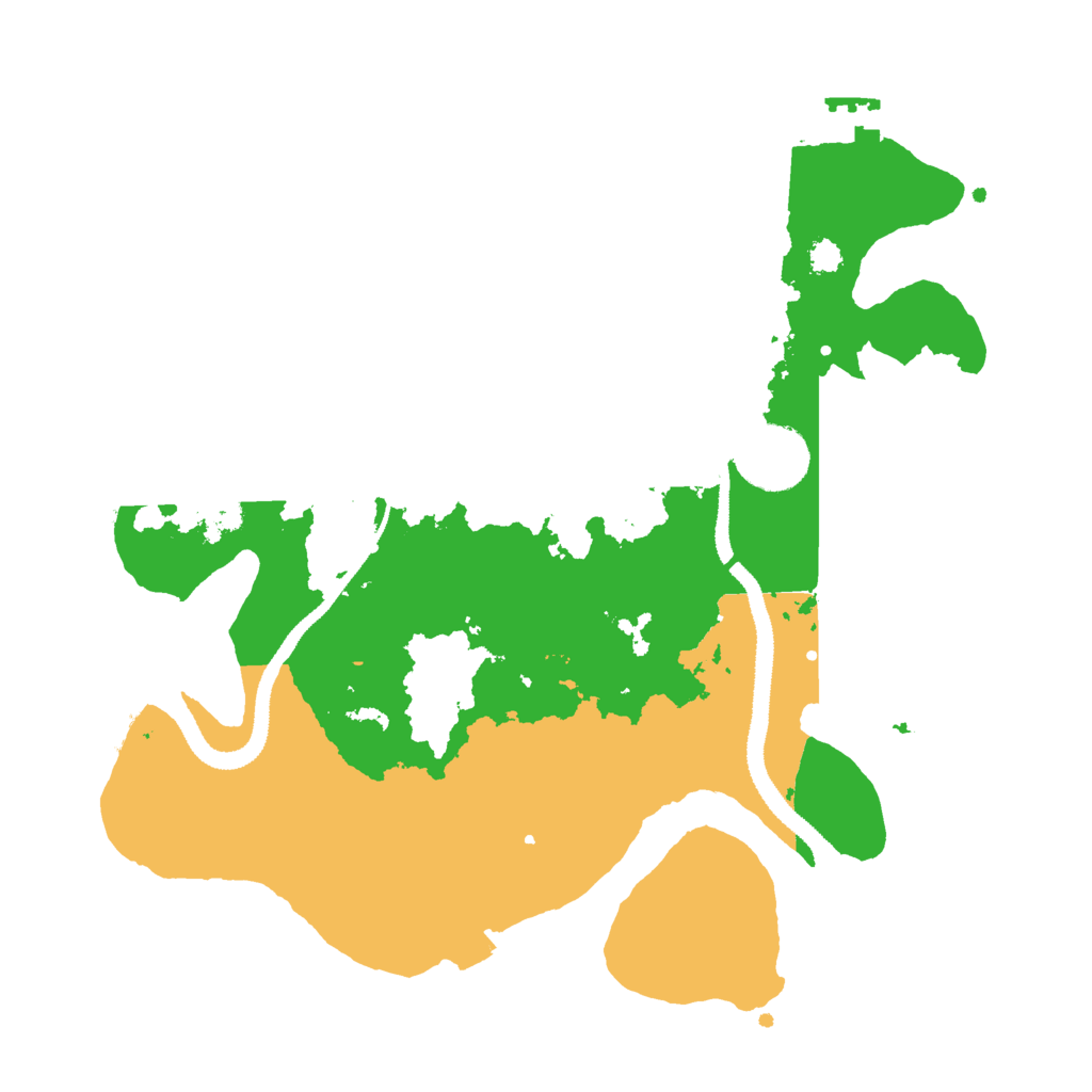 Biome Rust Map: Procedural Map, Size: 3000, Seed: 982976