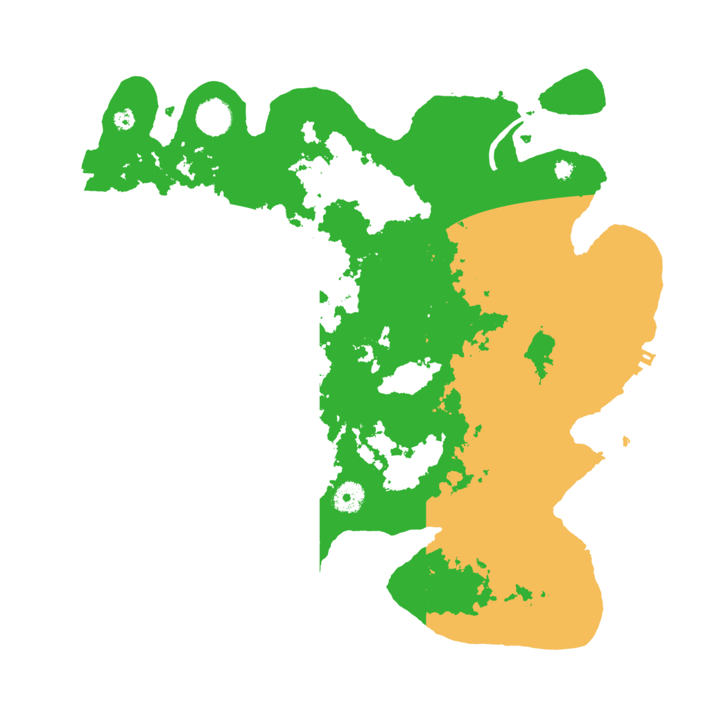 Biome Rust Map: Procedural Map, Size: 3500, Seed: 23447620