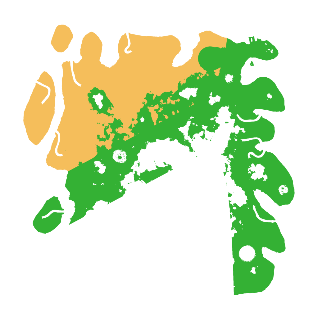 Biome Rust Map: Procedural Map, Size: 3500, Seed: 130422818