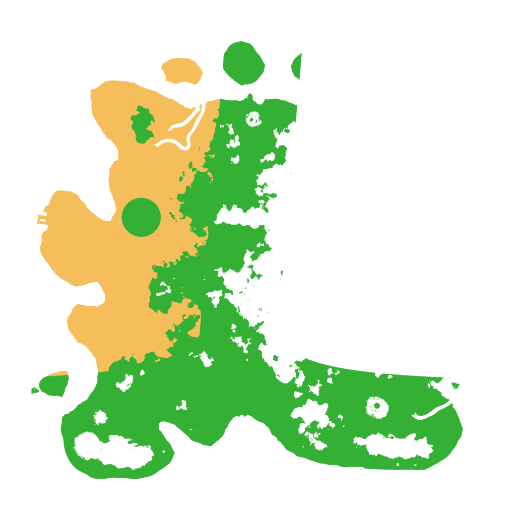 Biome Rust Map: Procedural Map, Size: 3500, Seed: 715277430
