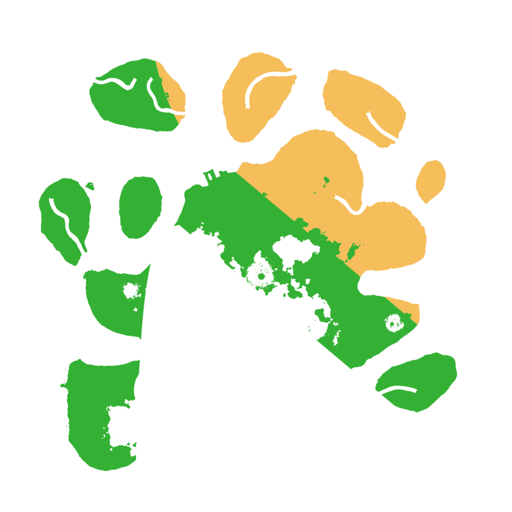 Biome Rust Map: Procedural Map, Size: 3000, Seed: 931167