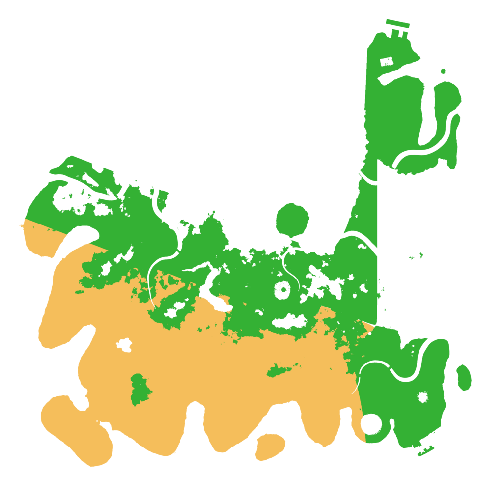 Biome Rust Map: Procedural Map, Size: 4300, Seed: 8948