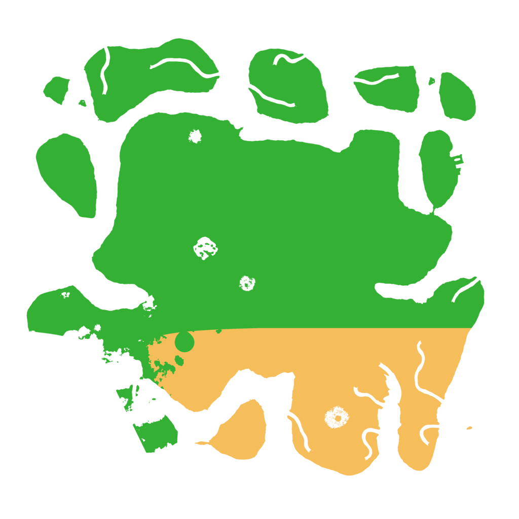 Biome Rust Map: Procedural Map, Size: 3500, Seed: 1324208554