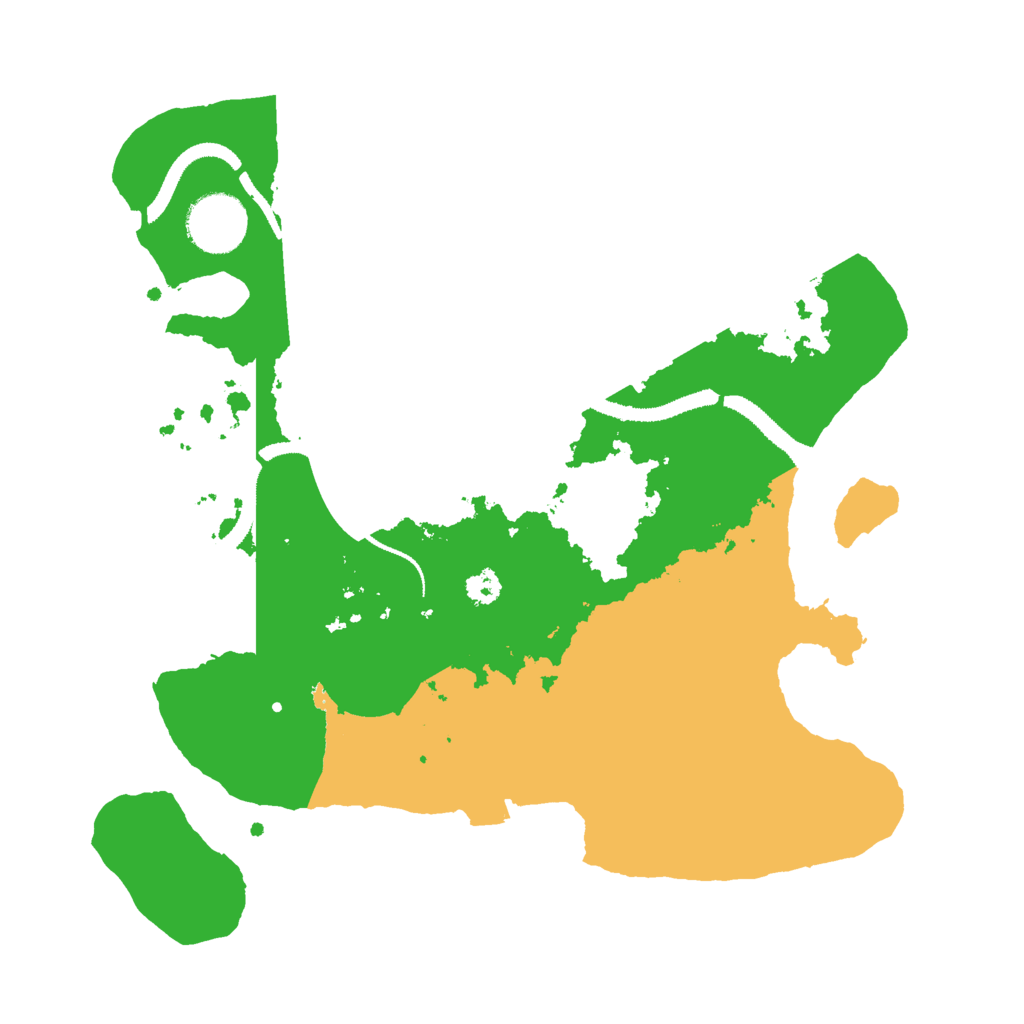 Biome Rust Map: Procedural Map, Size: 3000, Seed: 219263892