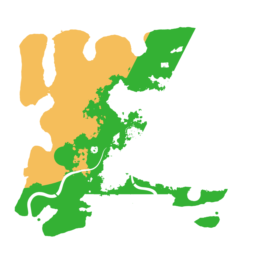 Biome Rust Map: Procedural Map, Size: 3550, Seed: 646267