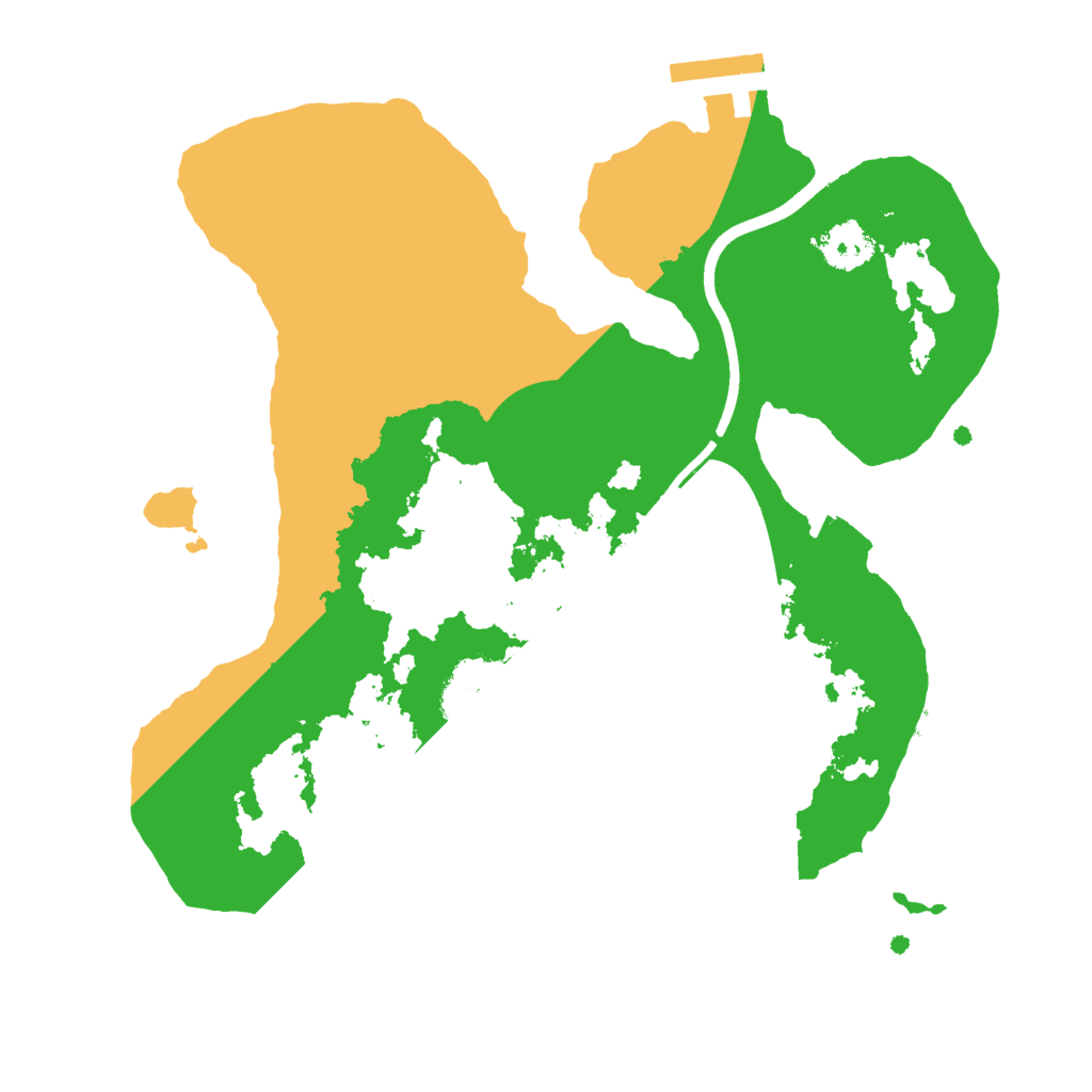 Biome Rust Map: Procedural Map, Size: 2350, Seed: 71