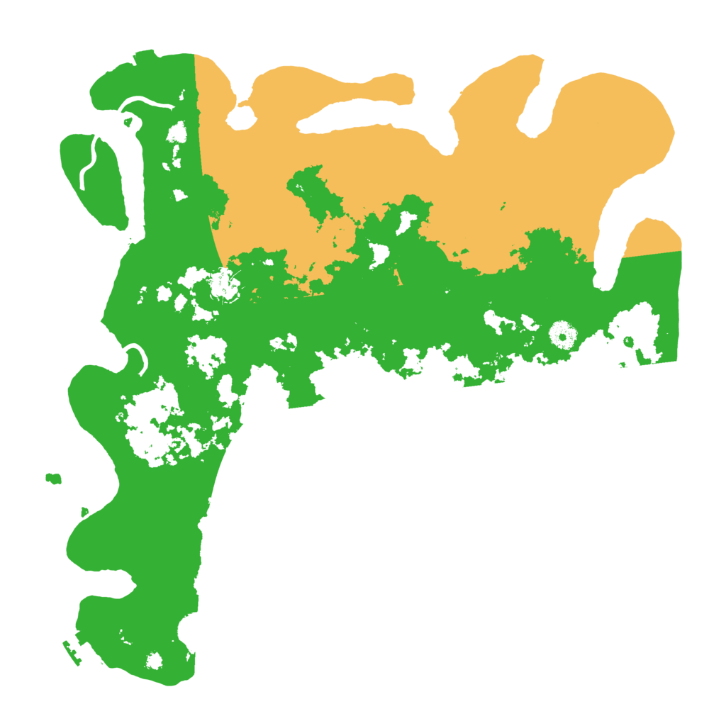 Biome Rust Map: Procedural Map, Size: 3950, Seed: 128708595