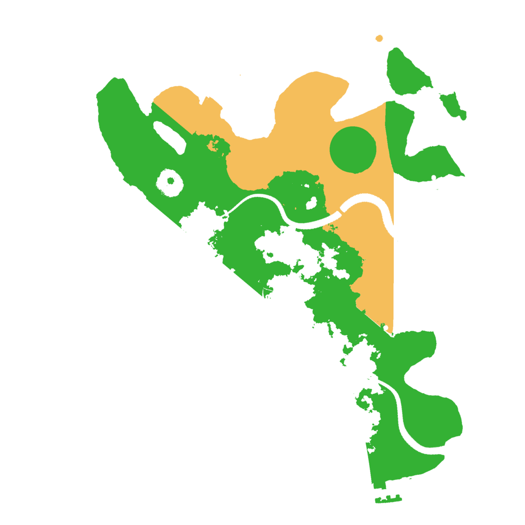 Biome Rust Map: Procedural Map, Size: 3000, Seed: 753678