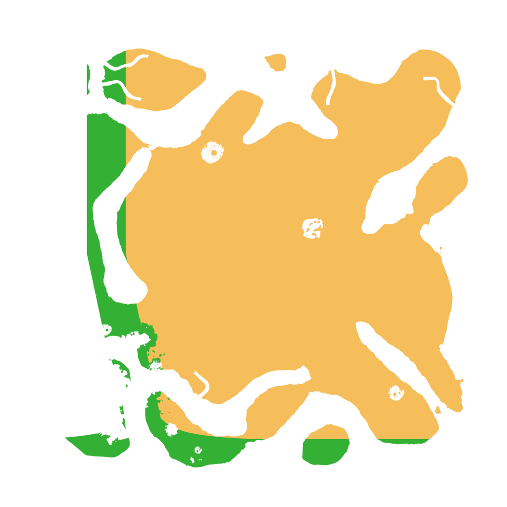 Biome Rust Map: Procedural Map, Size: 3550, Seed: 861156