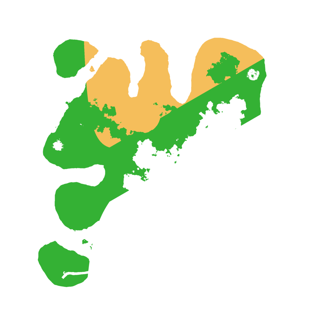 Biome Rust Map: Procedural Map, Size: 2800, Seed: 9