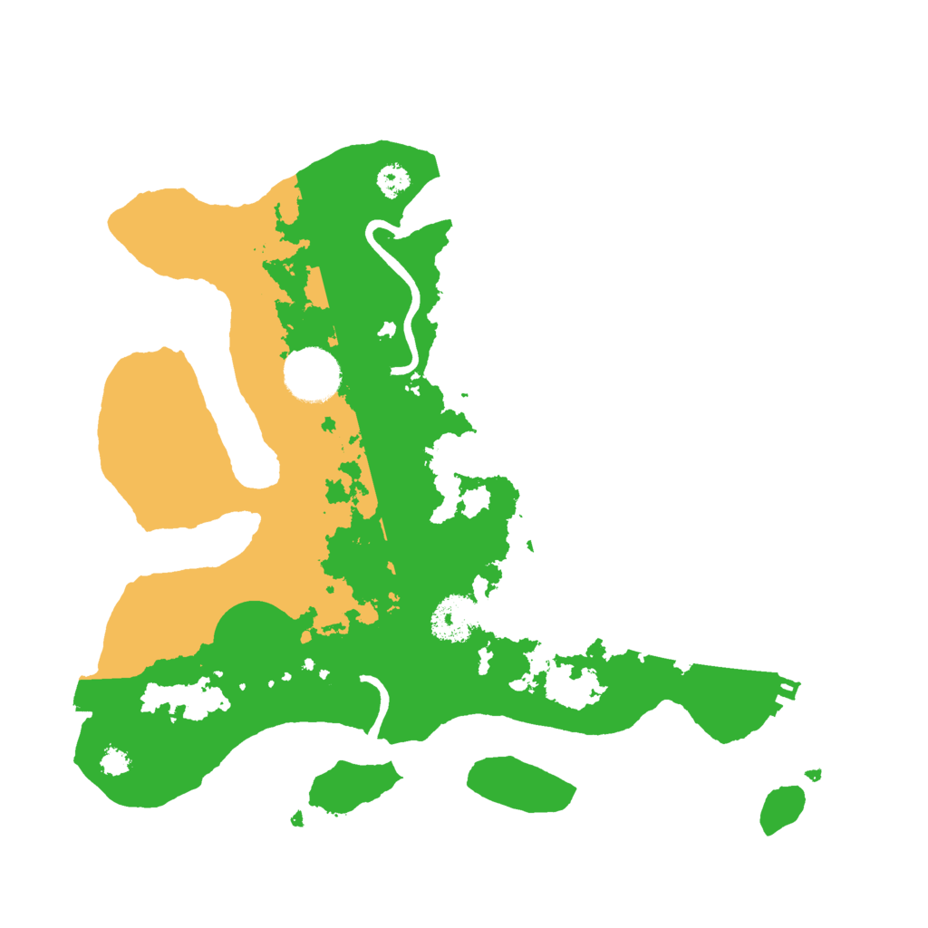 Biome Rust Map: Procedural Map, Size: 3000, Seed: 3548246