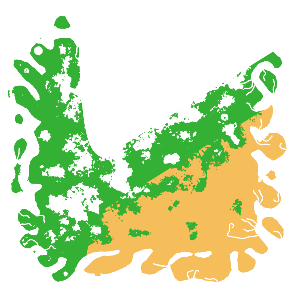 Biome Rust Map: Procedural Map, Size: 6000, Seed: 8004812