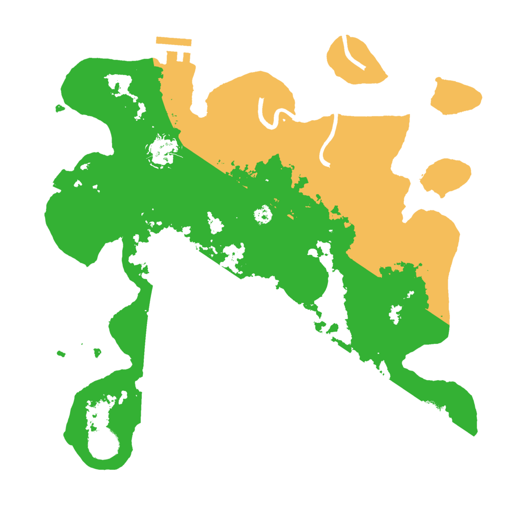 Biome Rust Map: Procedural Map, Size: 3000, Seed: 538294