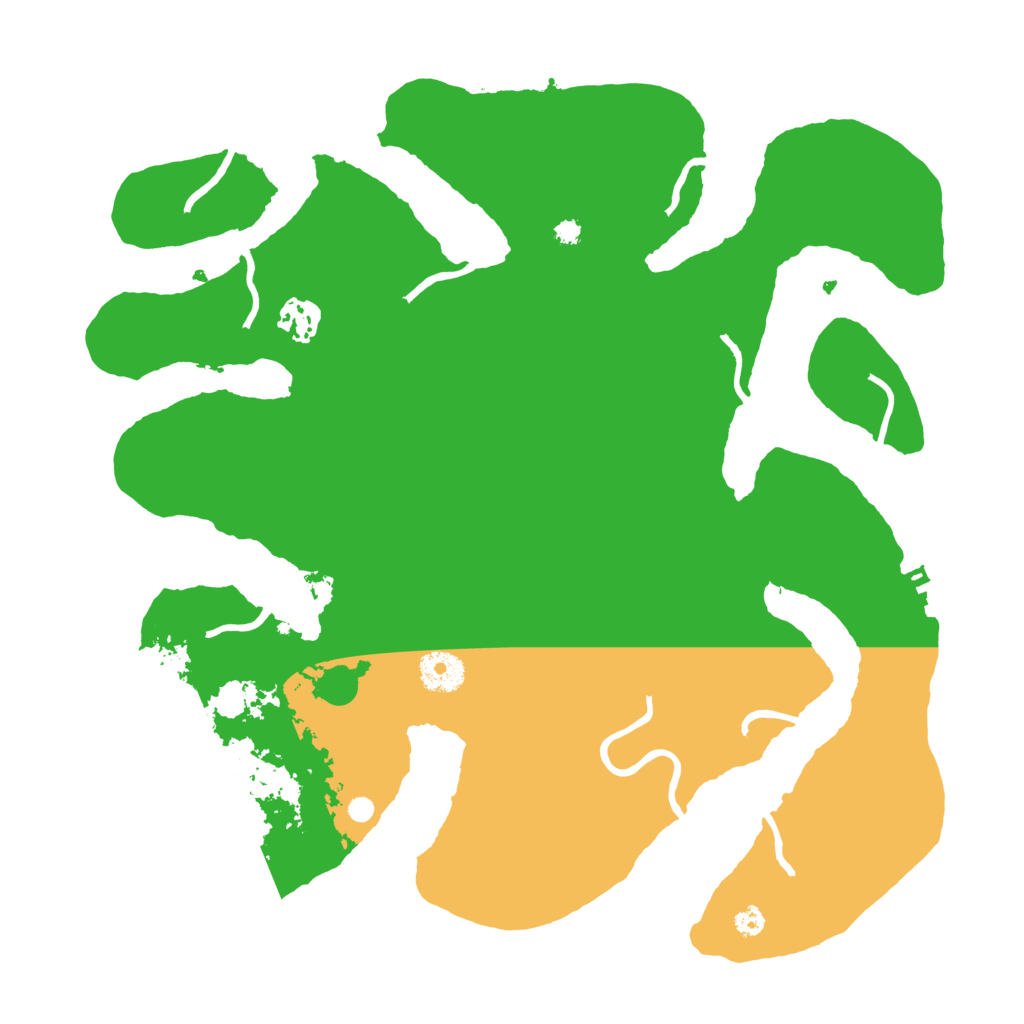 Biome Rust Map: Procedural Map, Size: 3550, Seed: 439023
