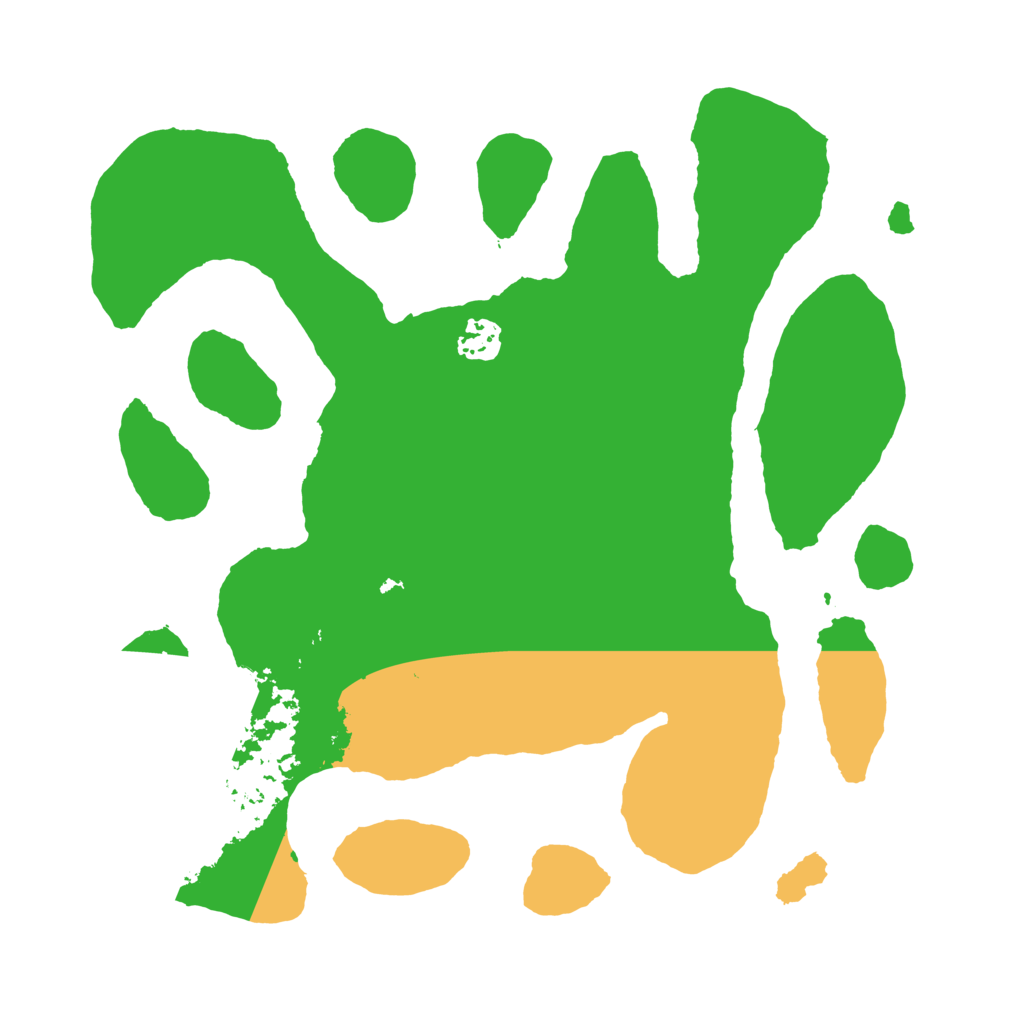 Biome Rust Map: Barren, Size: 3500, Seed: 1404148678