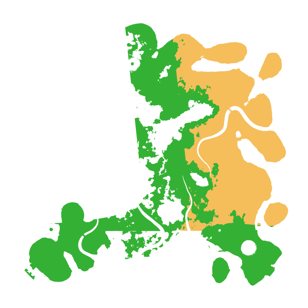 Biome Rust Map: Procedural Map, Size: 3550, Seed: 569314