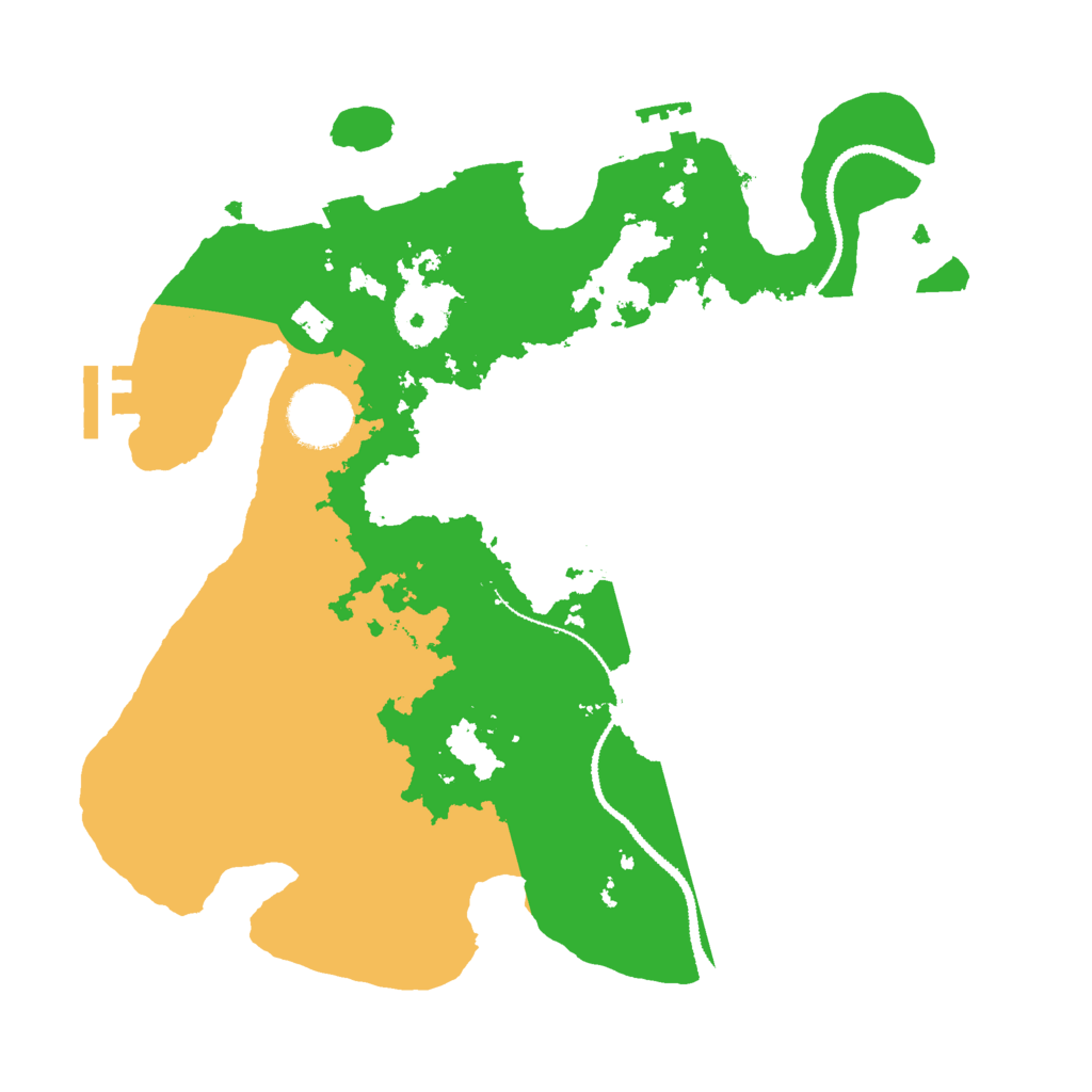 Biome Rust Map: Procedural Map, Size: 3000, Seed: 681927