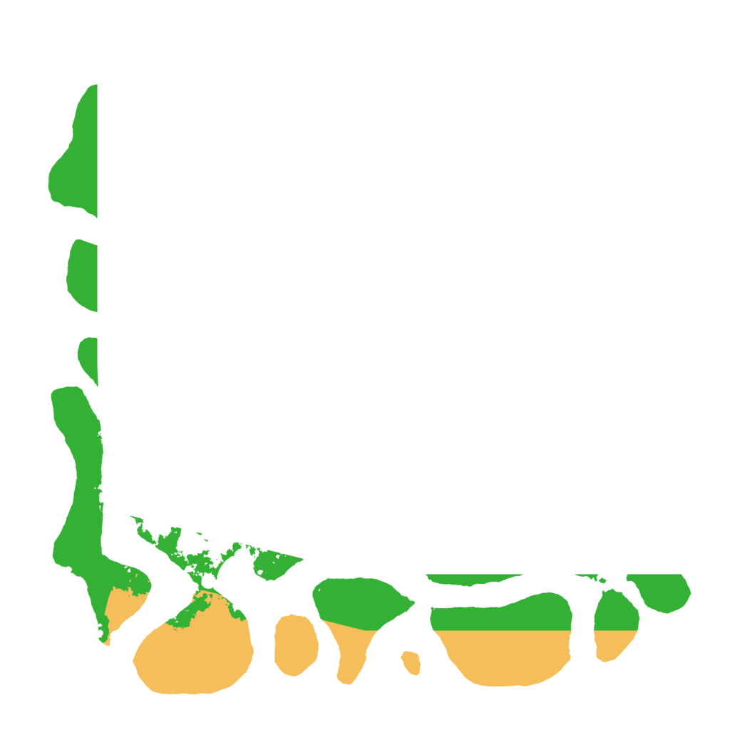 Biome Rust Map: Barren, Size: 4500, Seed: 32611