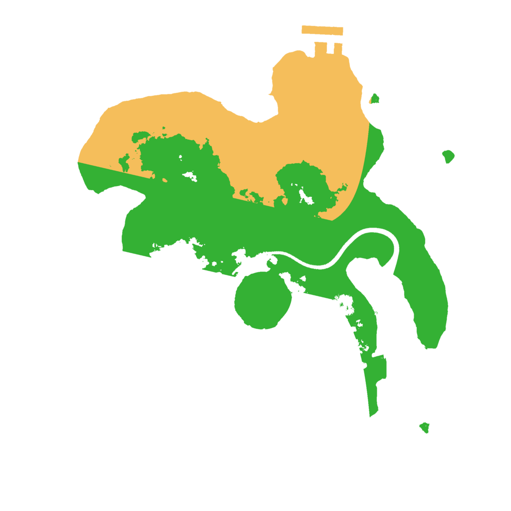 Biome Rust Map: Procedural Map, Size: 2500, Seed: 202130490