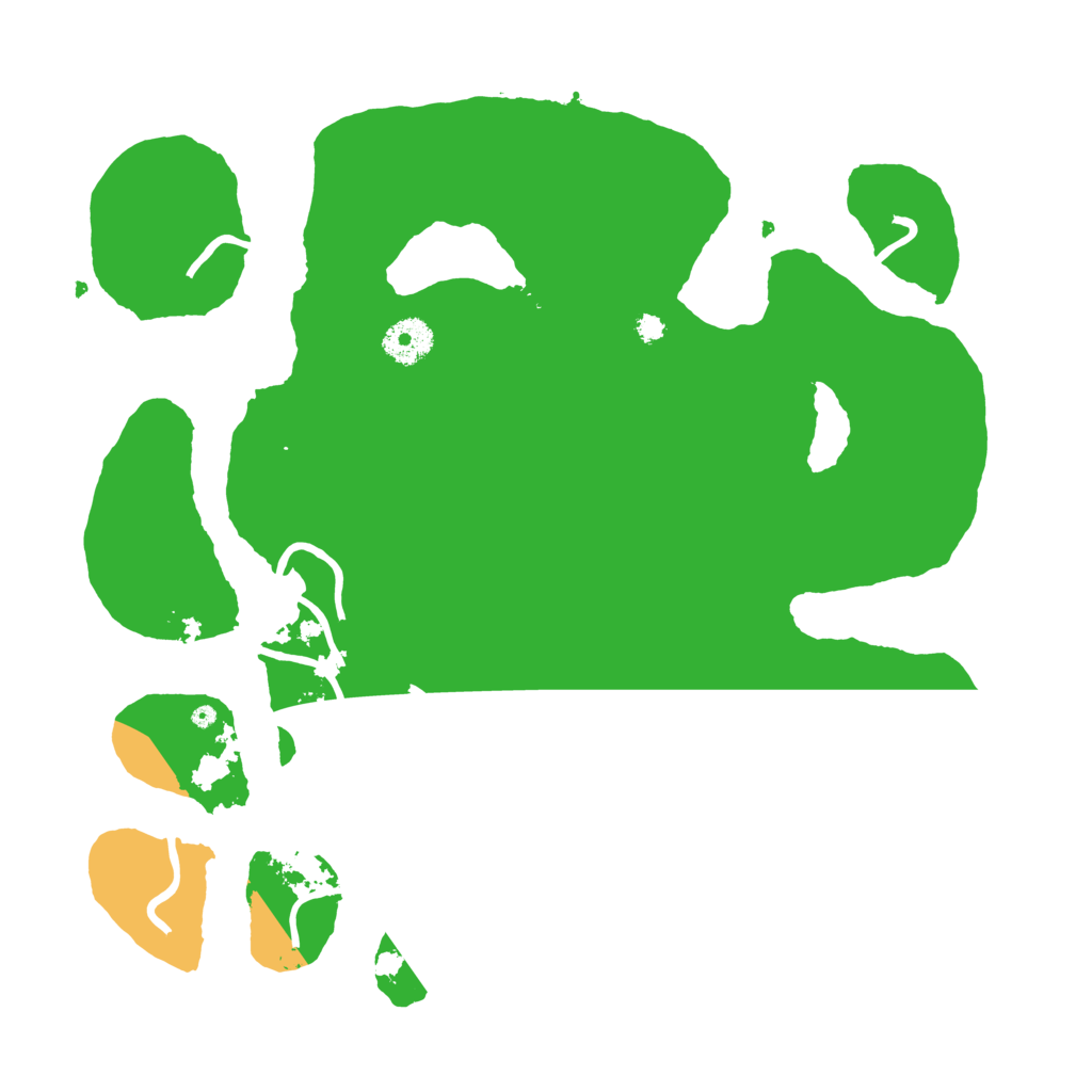 Biome Rust Map: Procedural Map, Size: 3500, Seed: 563253