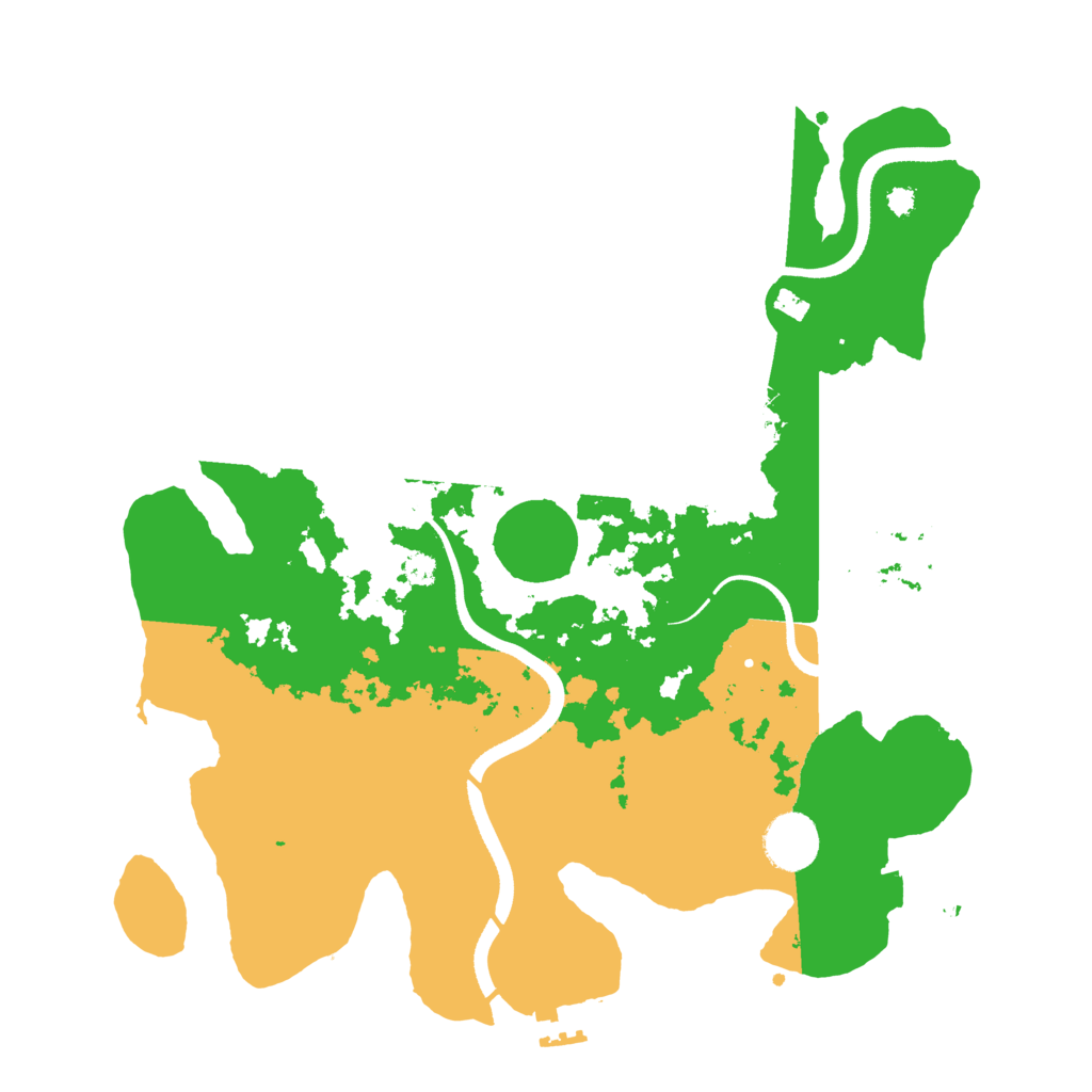 Biome Rust Map: Procedural Map, Size: 3500, Seed: 4412