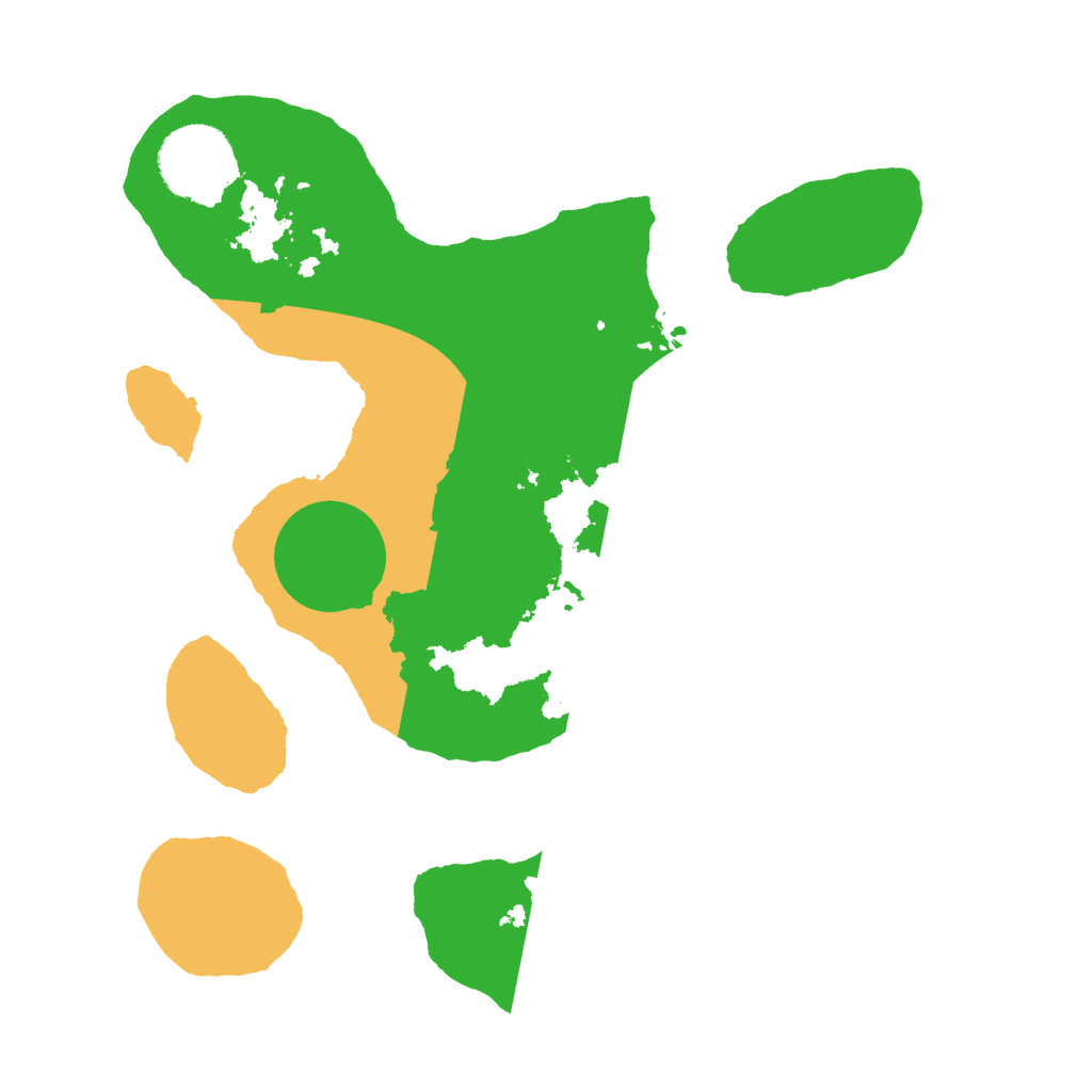 Biome Rust Map: Barren, Size: 2600, Seed: 262