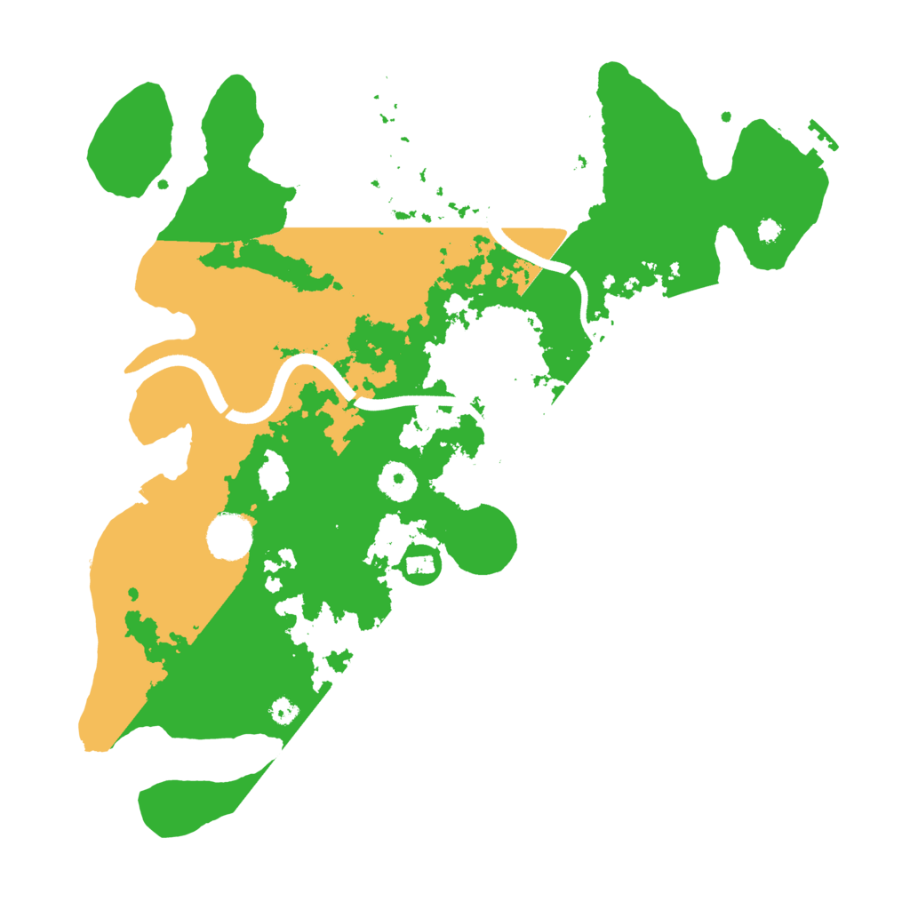 Biome Rust Map: Procedural Map, Size: 3550, Seed: 899549