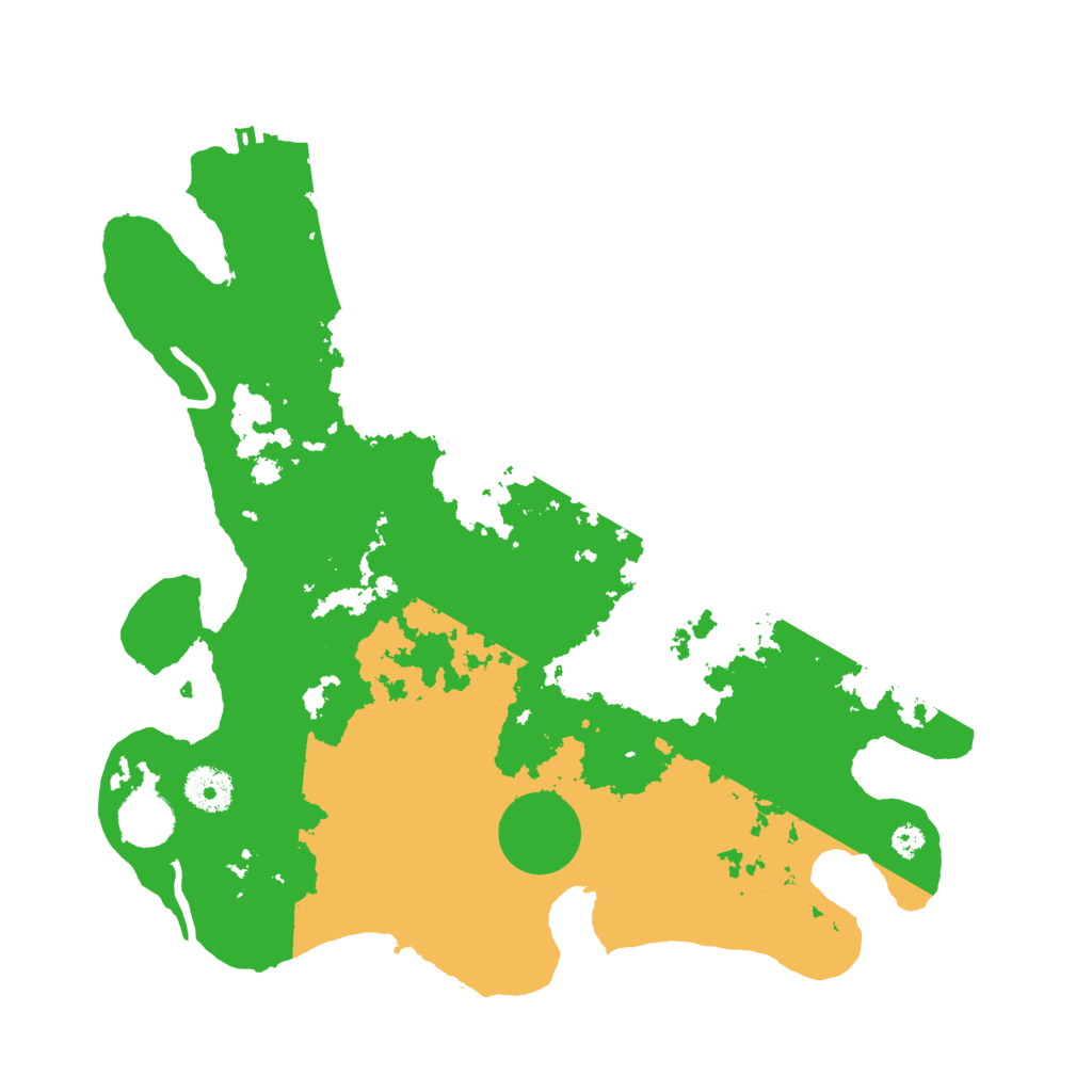 Biome Rust Map: Procedural Map, Size: 3500, Seed: 2030183018